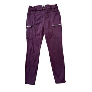 Pistola Hanna Cargo Skinny Woman's Jeans/Pants, Size 30, Maroon/Purple